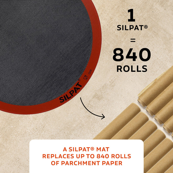 Silpat 16" Round Perfect Pizza Mat Better Than Parchment Paper