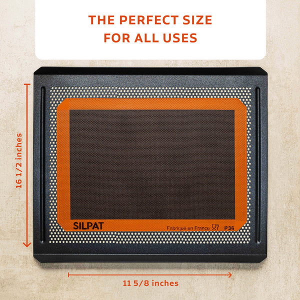 Silpat Boulangerie Half Size On Baking Tray