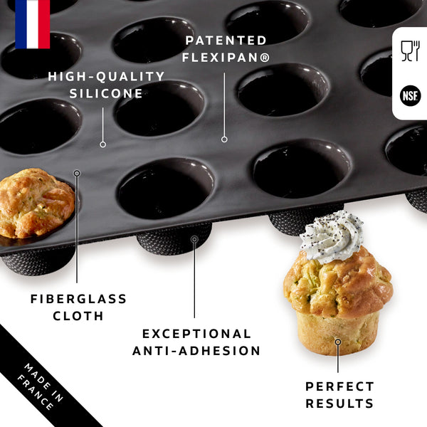 Moule 20 mini-Muffins Flexipan Graphic