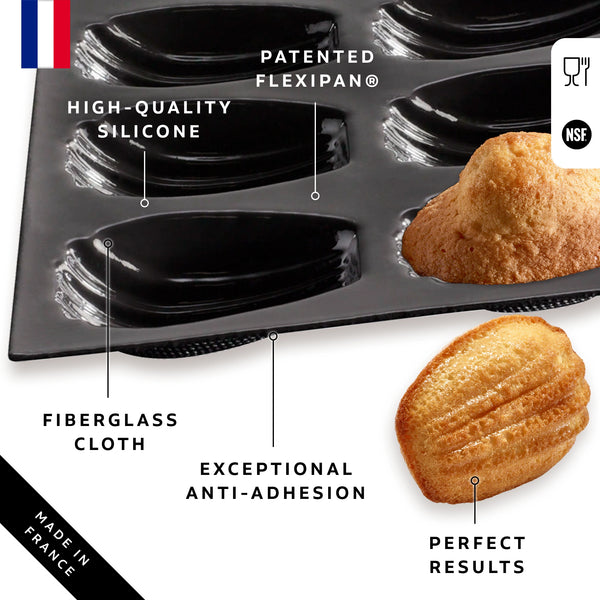 Flexipan 20 Madeleines Mold Graphic