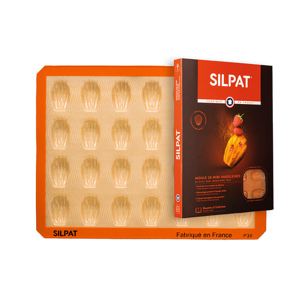 Silpat Perfect 28 Mini Madeleine Mold And Packaging