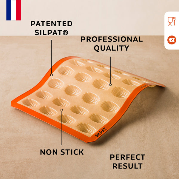 Silpat Perfect 28 Mini Madeleine Mold Features