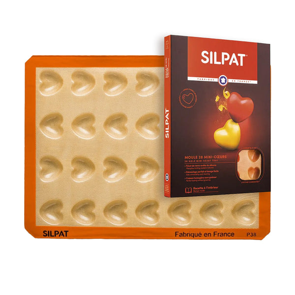 Silpat Mini Heart Mold And Packaging