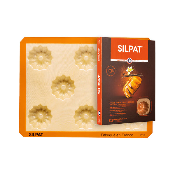 Silpat Perfect Mini Fluted Cake Mold And Packaging