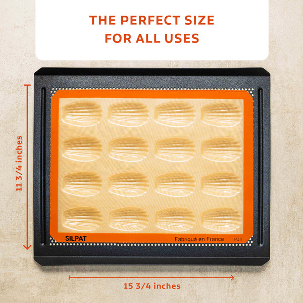 Silpat Perfect Madeleine Mold On Baking Tray