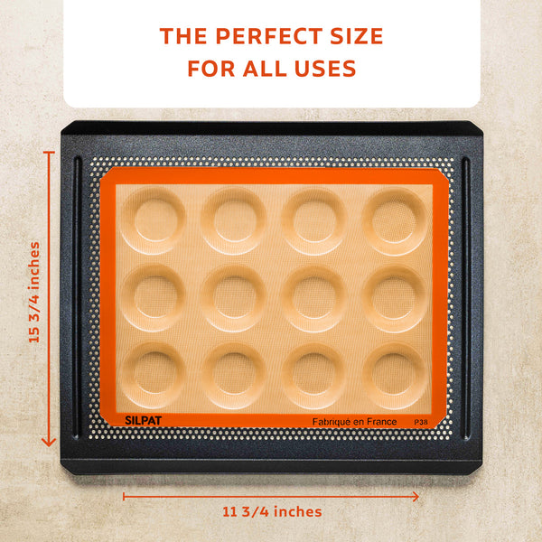 Silpat Perfect 12 Tartelette Mold On Baking Tray