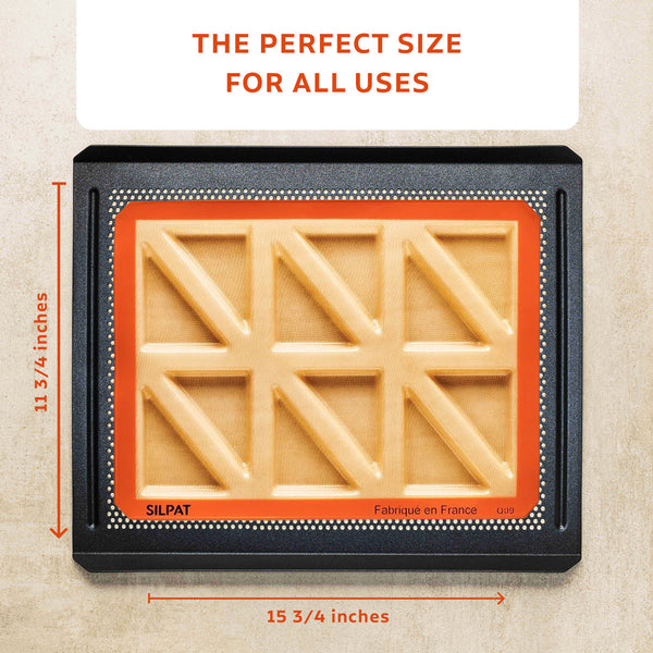 Silpat Perfect Scones Mold On Baking Tray