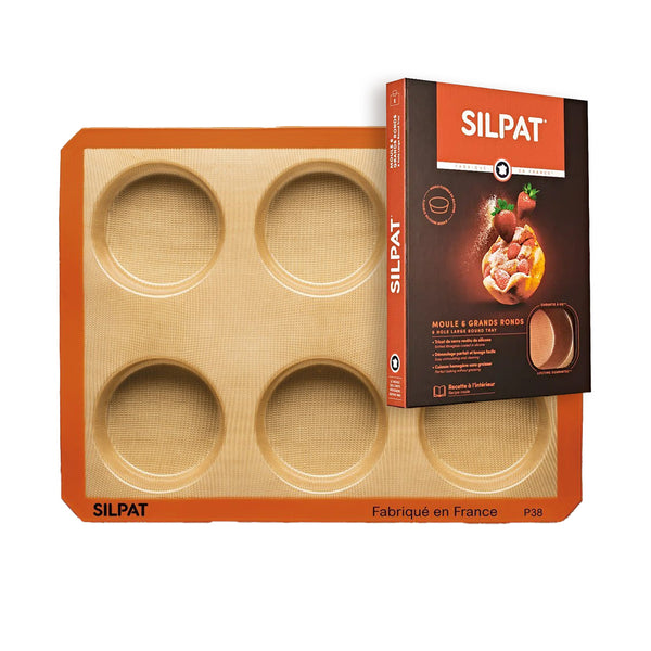 Silpat 6 Hole Large Round Mold And Packaging