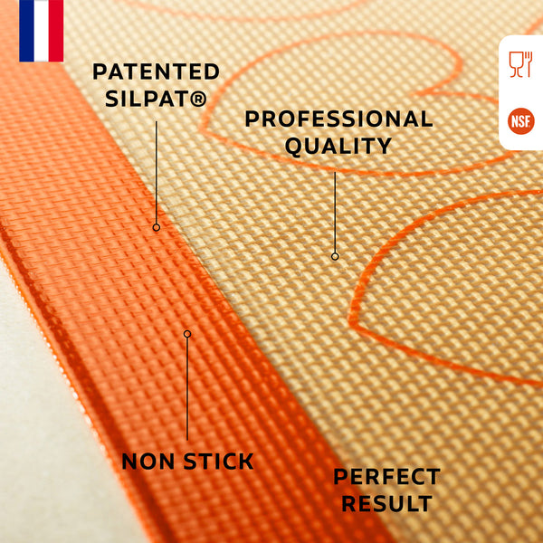 Silpat 20 Heart Half Size - Limited Edition Product Features