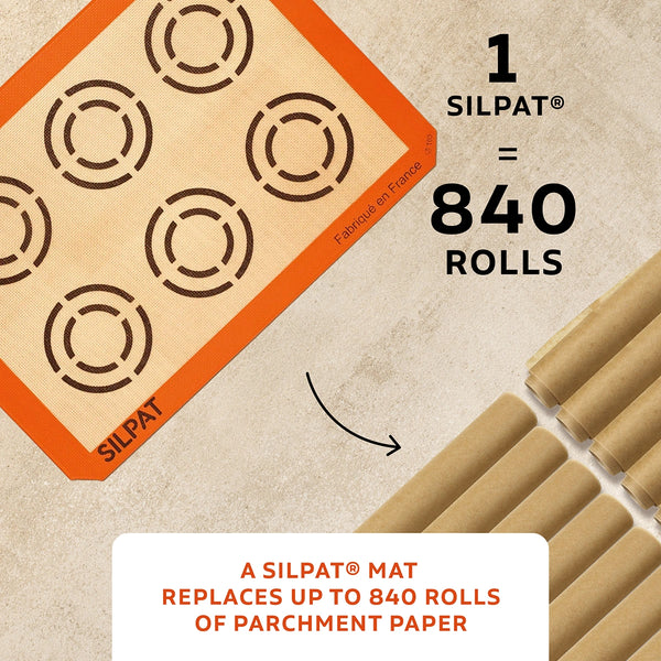 6 Large Perfect Cookie Mat Is More Eco-Friendly Than Parchment Paper