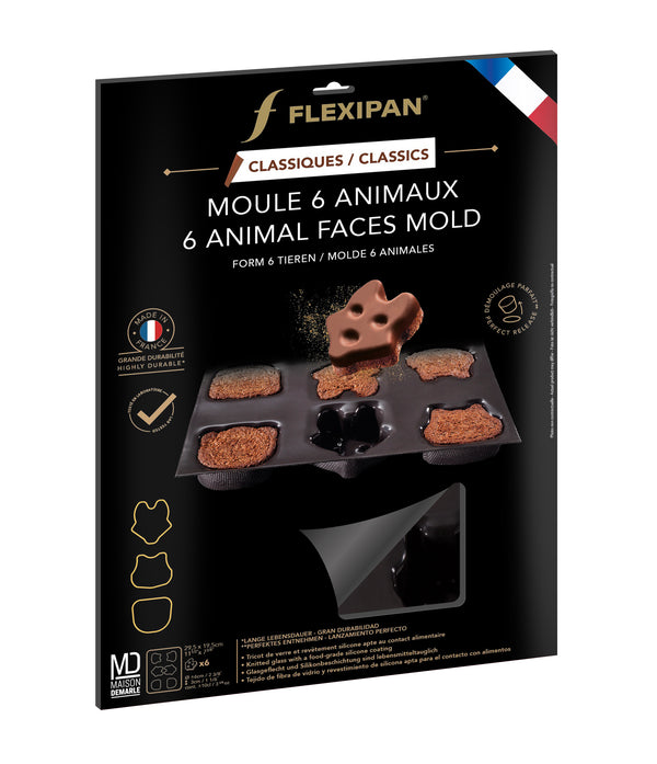 Packaging Flexipan 6 Animal Mold
