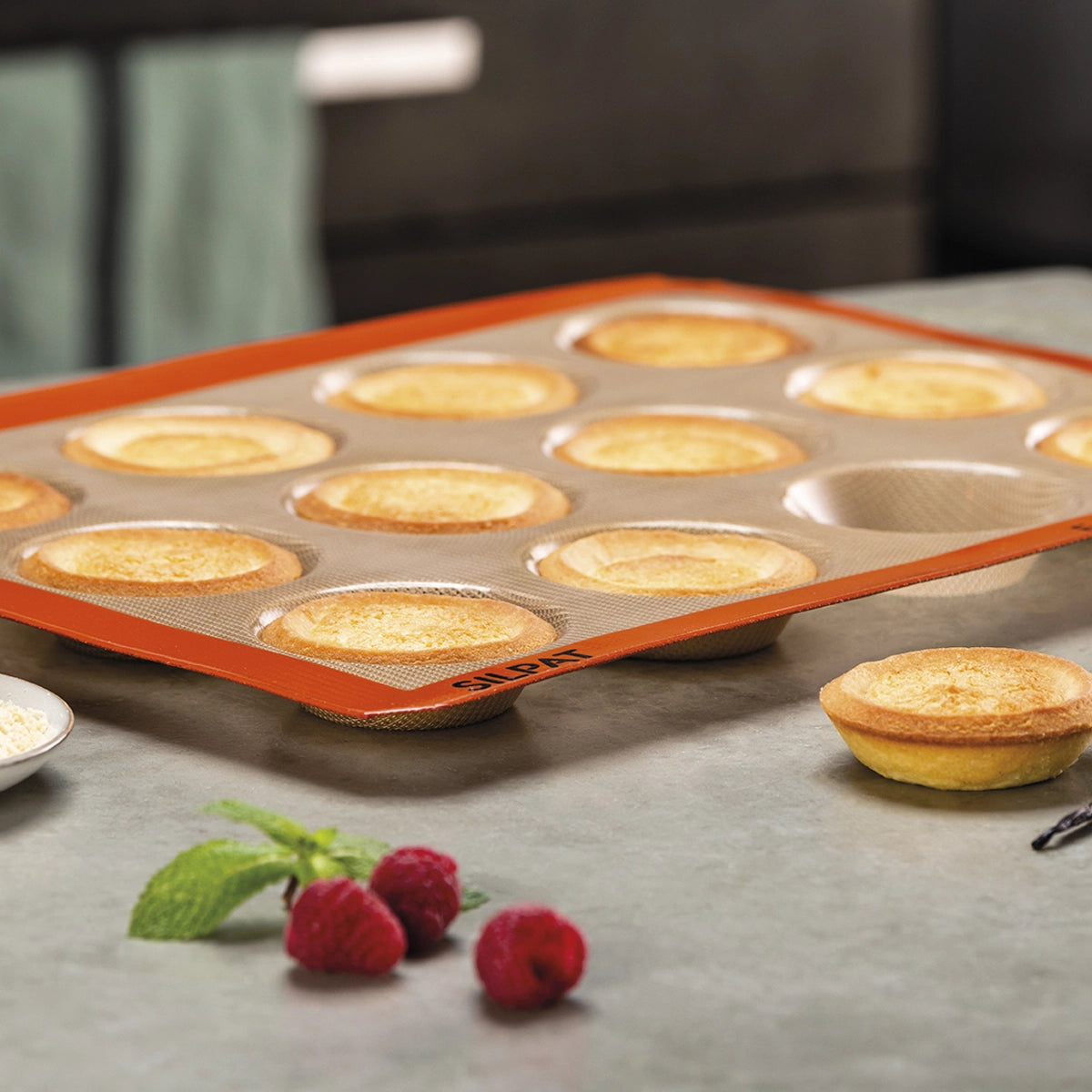 Silpat Perfect 12 Tartelette Mold – Create 12 Perfect Mini Tarts ...