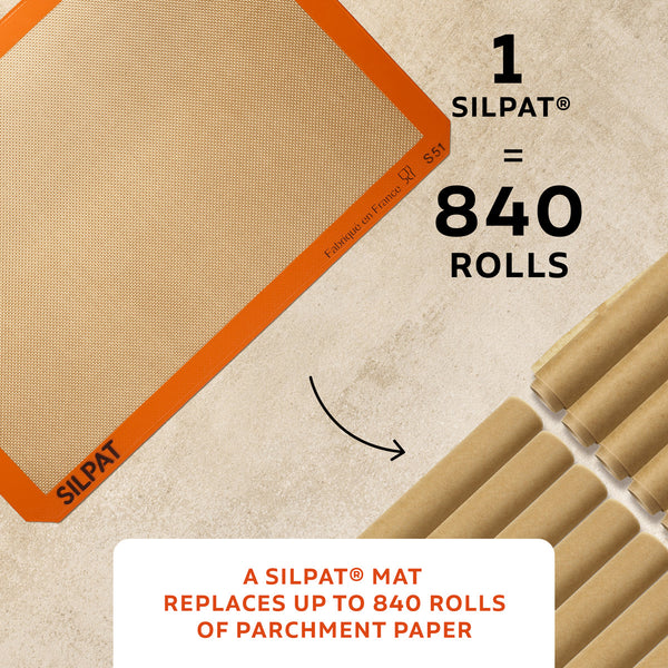Silpat Half Size Baking Mat & Sil-band