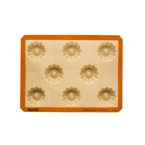 Mini fluted cakes baked in the Silpat Perfect Mini Fluted Cake Mold