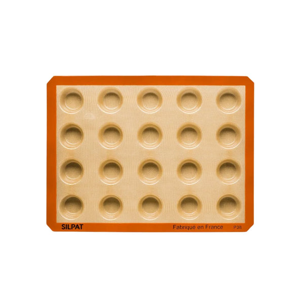 Nonstick silicone mold for baking mini muffins