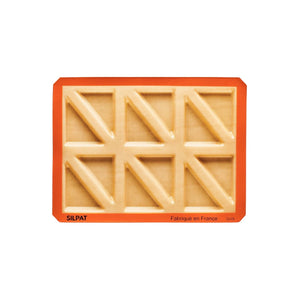 Silpat Perfect Scones Mold placed on a baking sheet