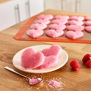 Silpat 20 Hearts Half Size Cookies