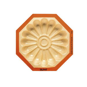 Close-up of Silpat Flower Mold nonstick surface