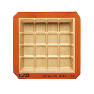 Silpat Square Tablette Mold with multiple square cavities